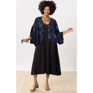 Marketplace Patchwork Embroidered Jersey Supriya Dress Multicolor Women 26-32